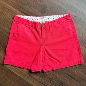 Merona Coral Red 100% Cotton Shorts